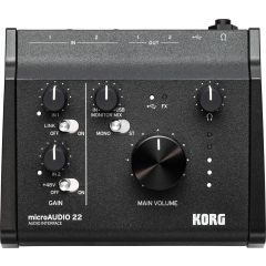 Korg Interface audio 2 entrée microAUDIO22 - Vue 2
